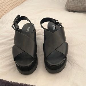 Michael Kors Black Wedges